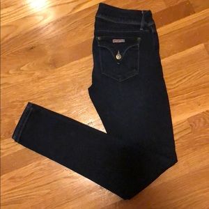 Hudson skinny jeans, dark blue
